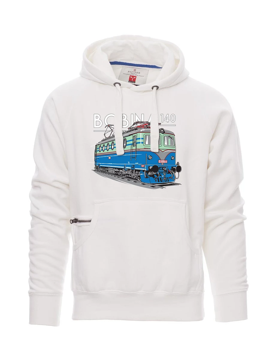White men´s sweatshirt Locomotive 140
