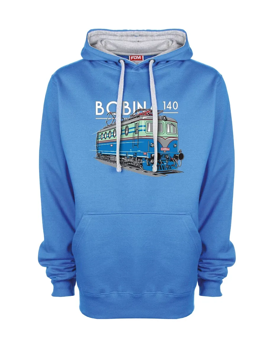 Grey-blue sweatshirt Locomotive 140