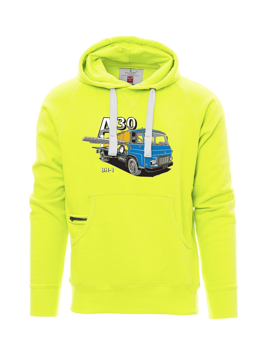 Fluorescent men´s sweatshirt Avia A30 a airplane BH - 1