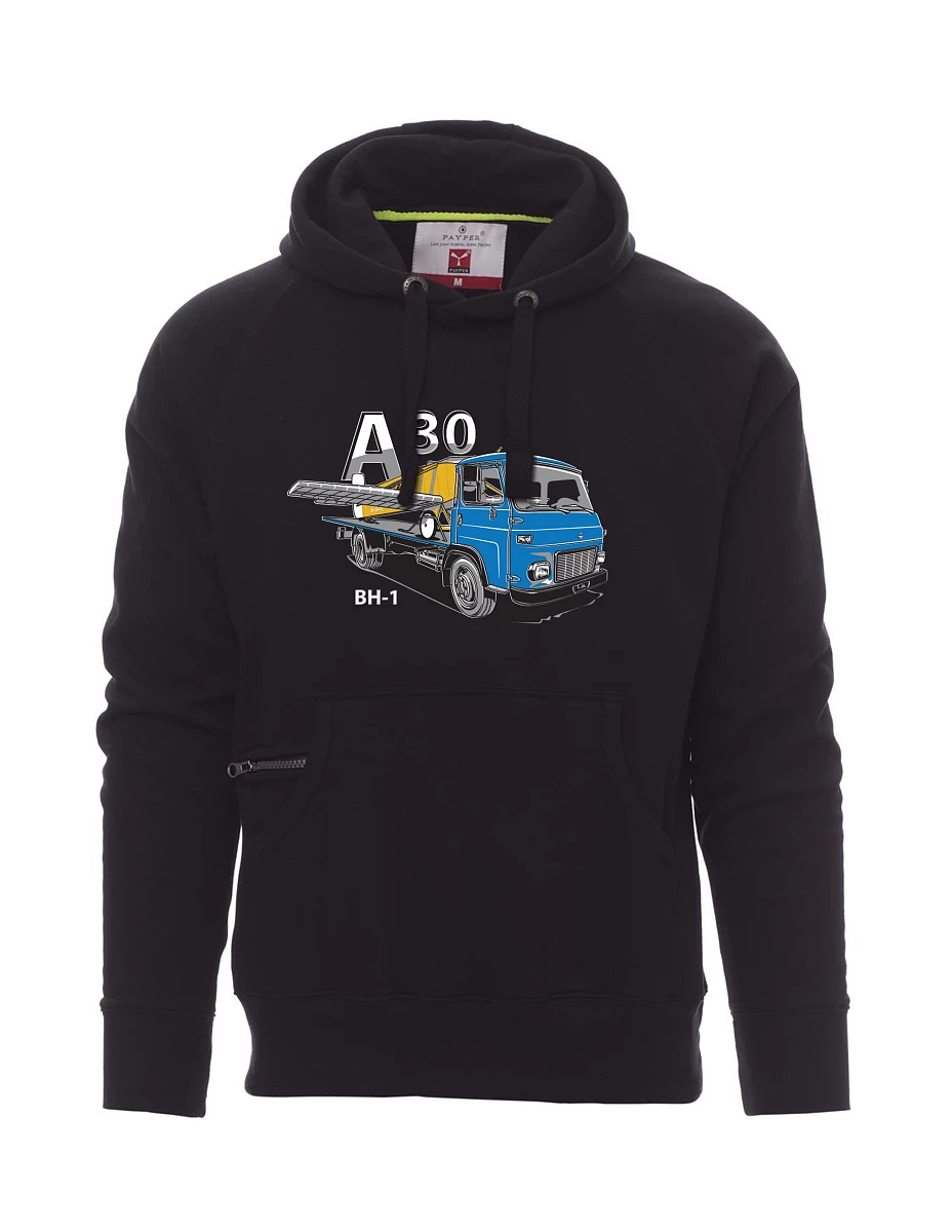 Black men´s sweatshirt Avia A30 a airplane BH - 1