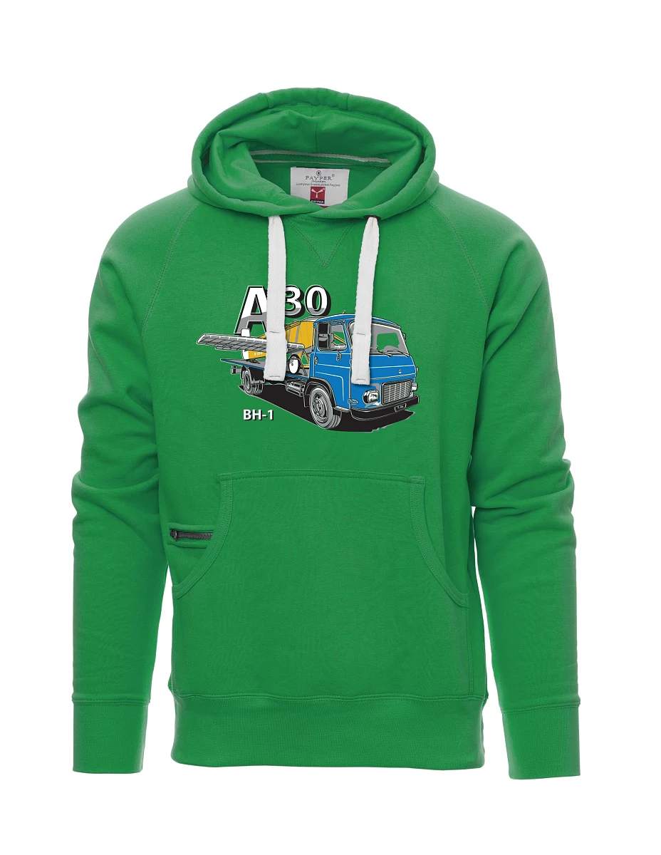 Green men´s sweatshirt Avia A30 a airplane BH - 1