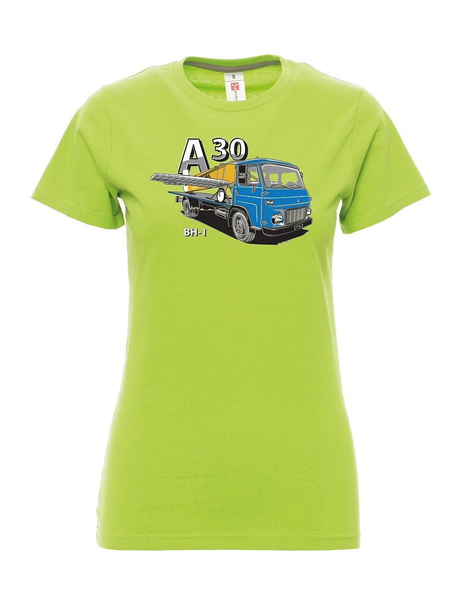 Lime women´s T-shirt Avia A30 and airplane BH - 1