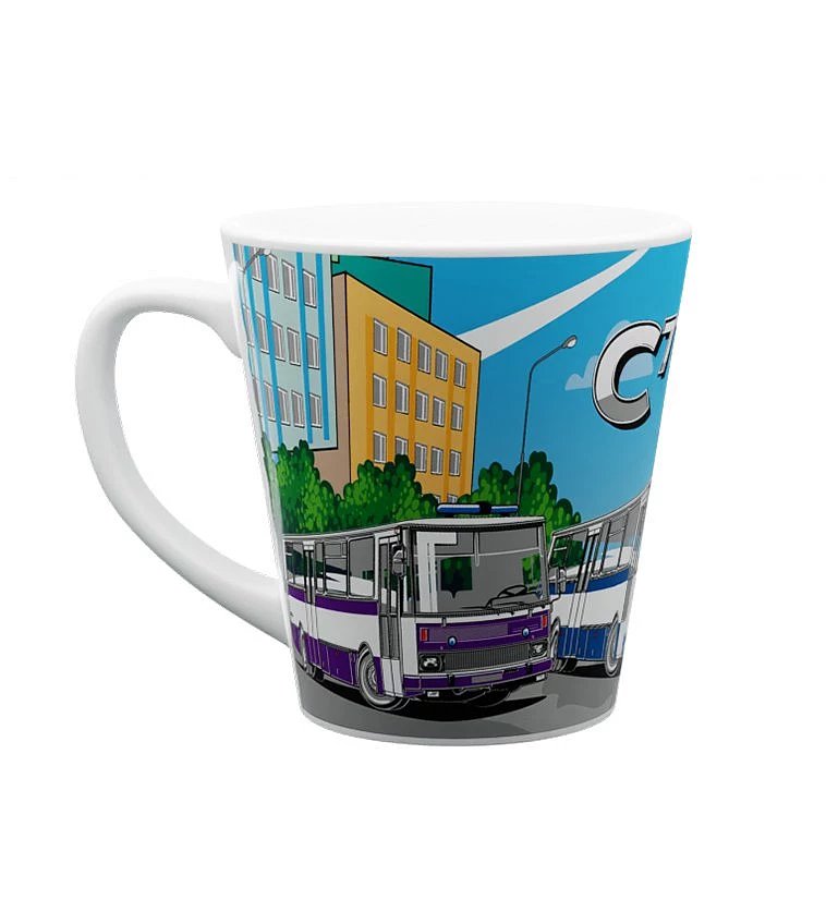 Ceramic mug bus C734 300 ml