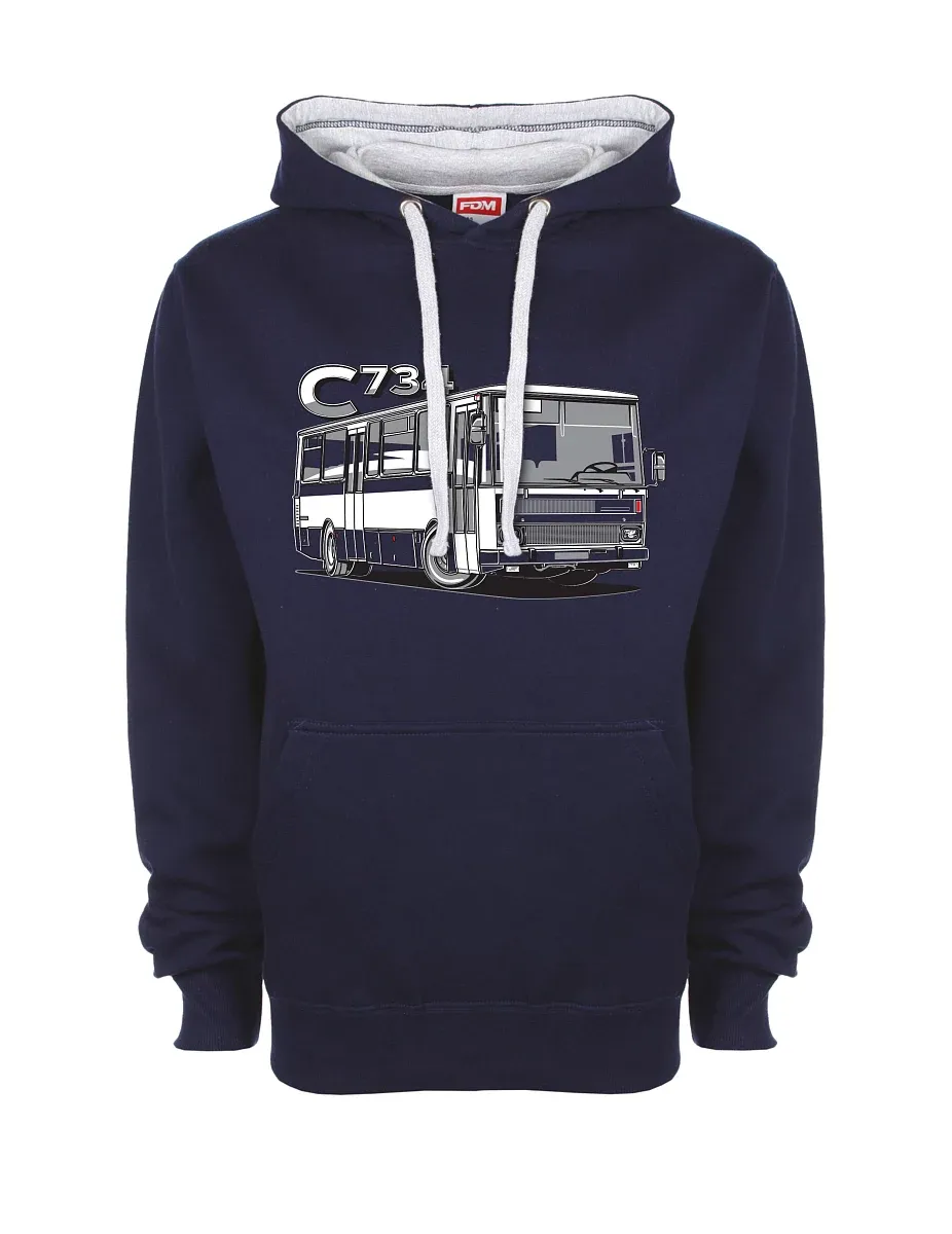 Grey-navy sweatshirt bus C734