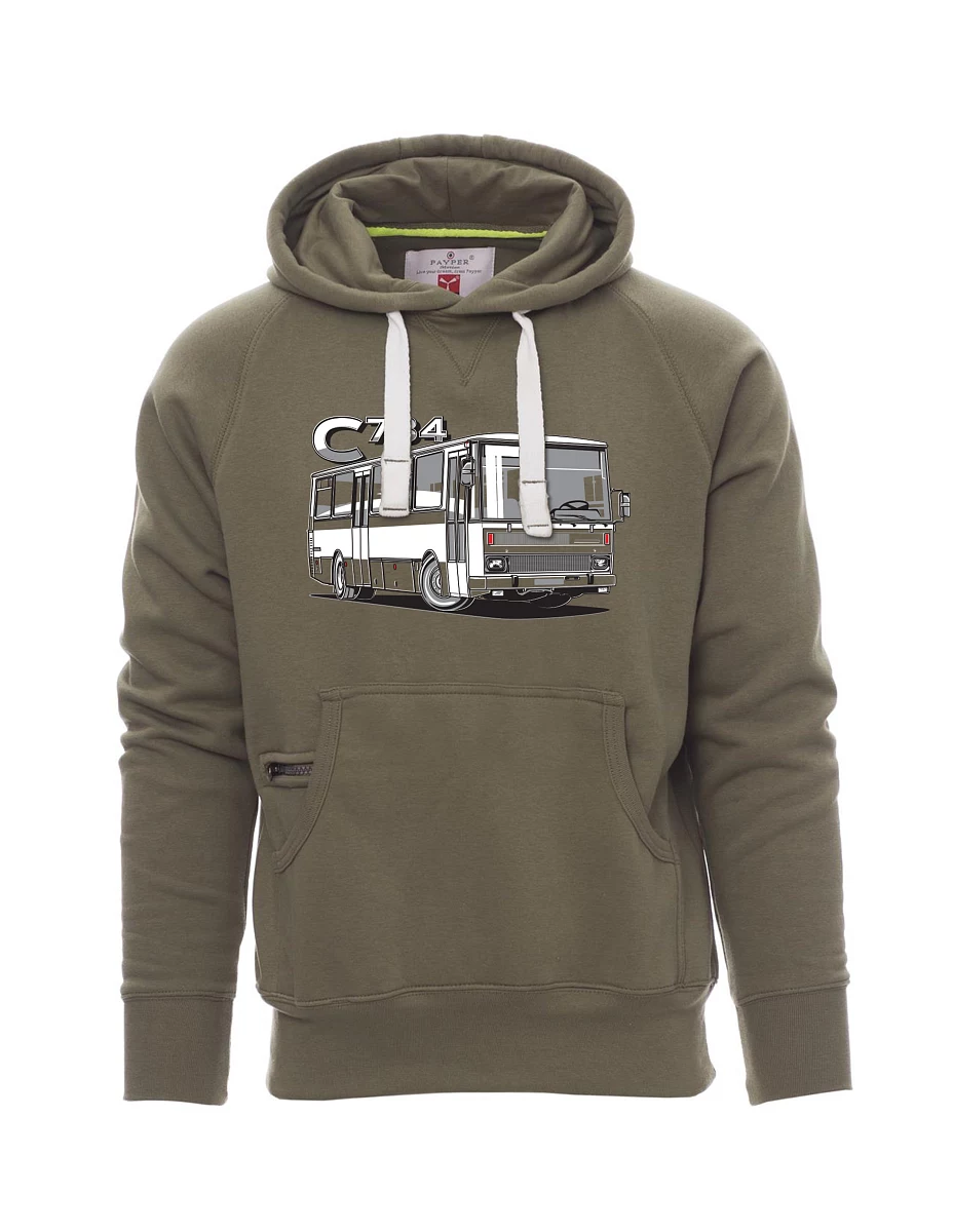 Khaki men´s sweatshirt bus C734