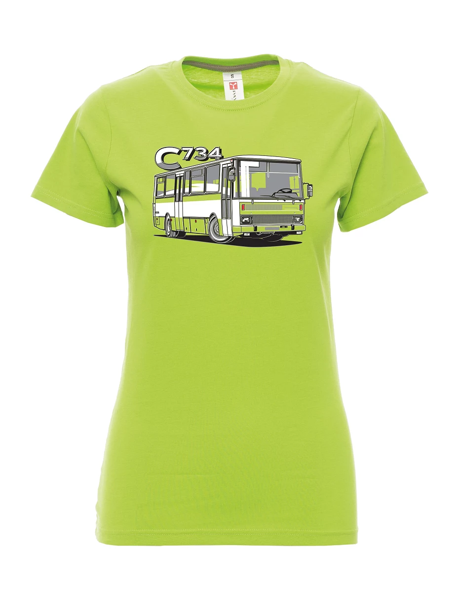 Lime women´s T-shirt bus C734