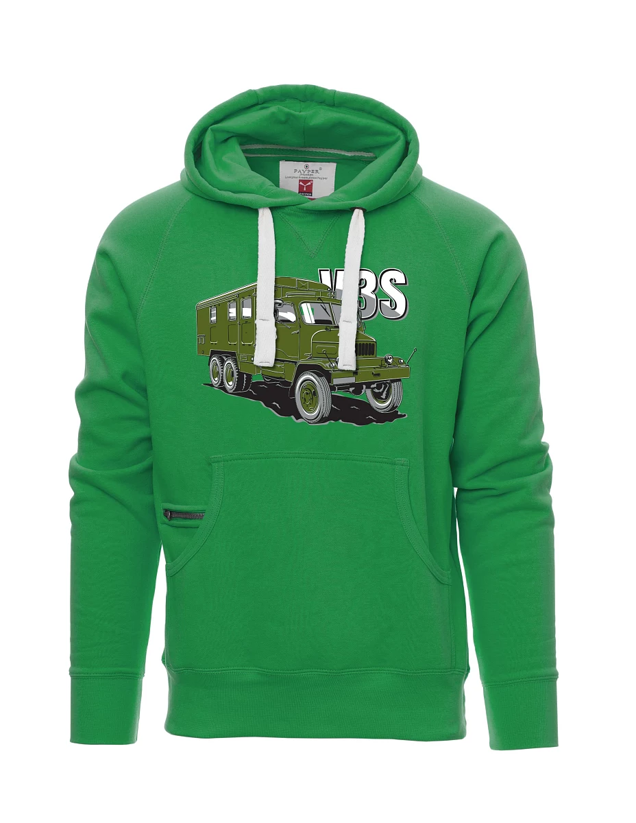 Green men´s sweatshirt Truck V3S  Cabinet