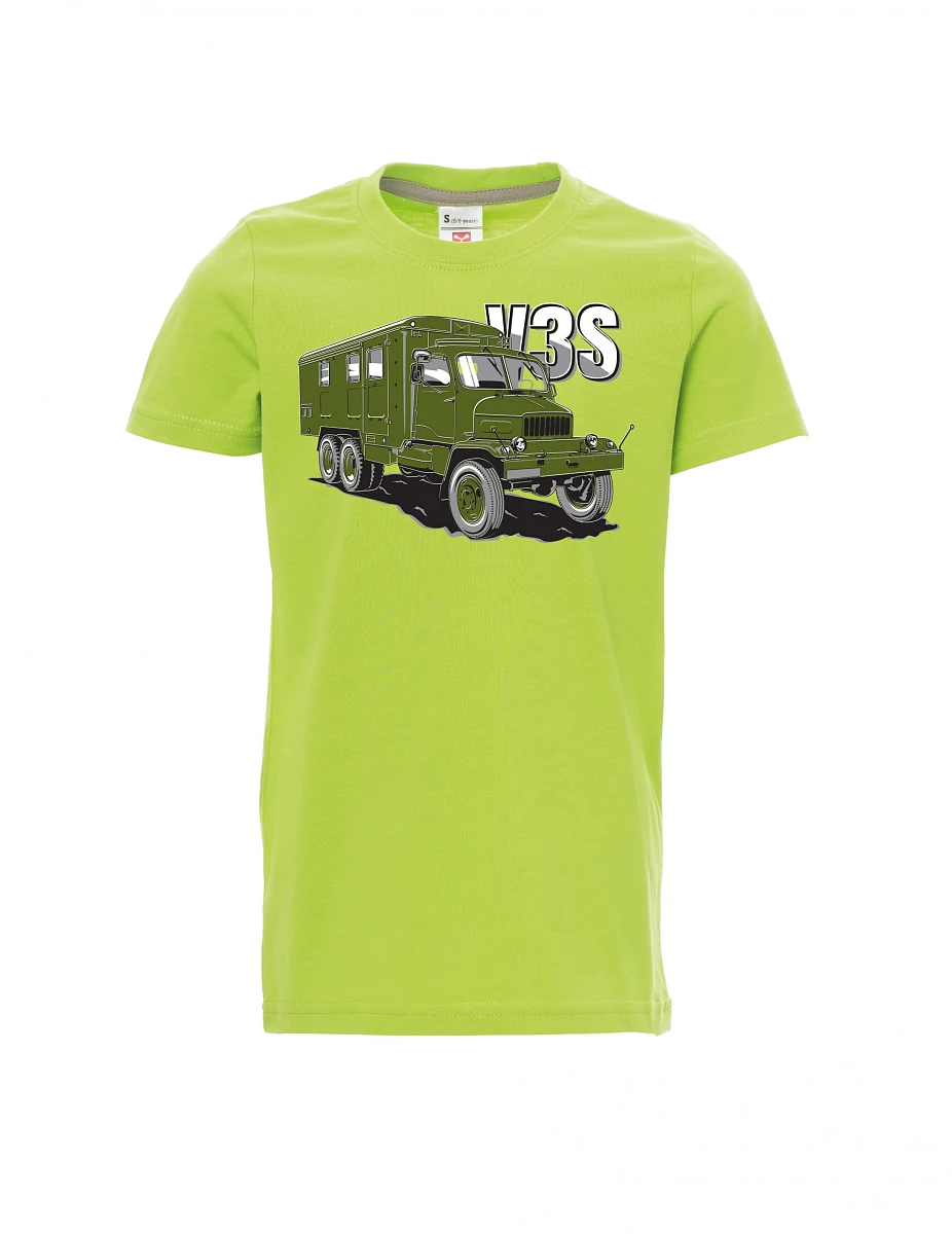 Light green children´s T-shirt Truck V3S  Cabinet