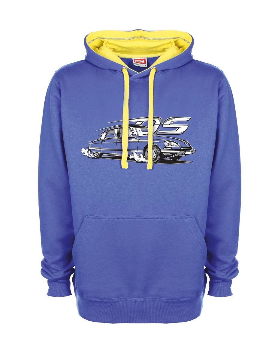 Yellow-blue sweatshirt french veteran DS