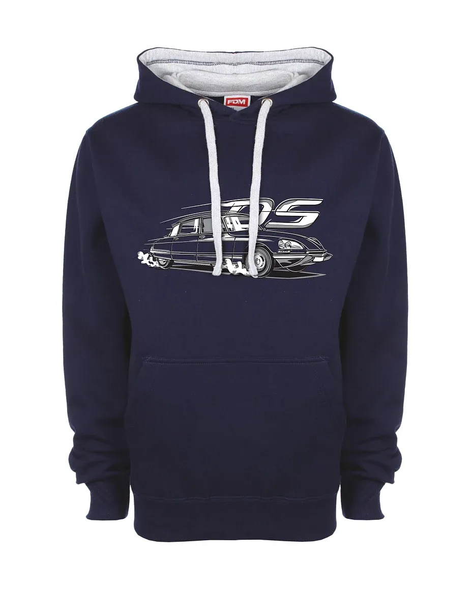 Grey-navy sweatshirt french veteran DS