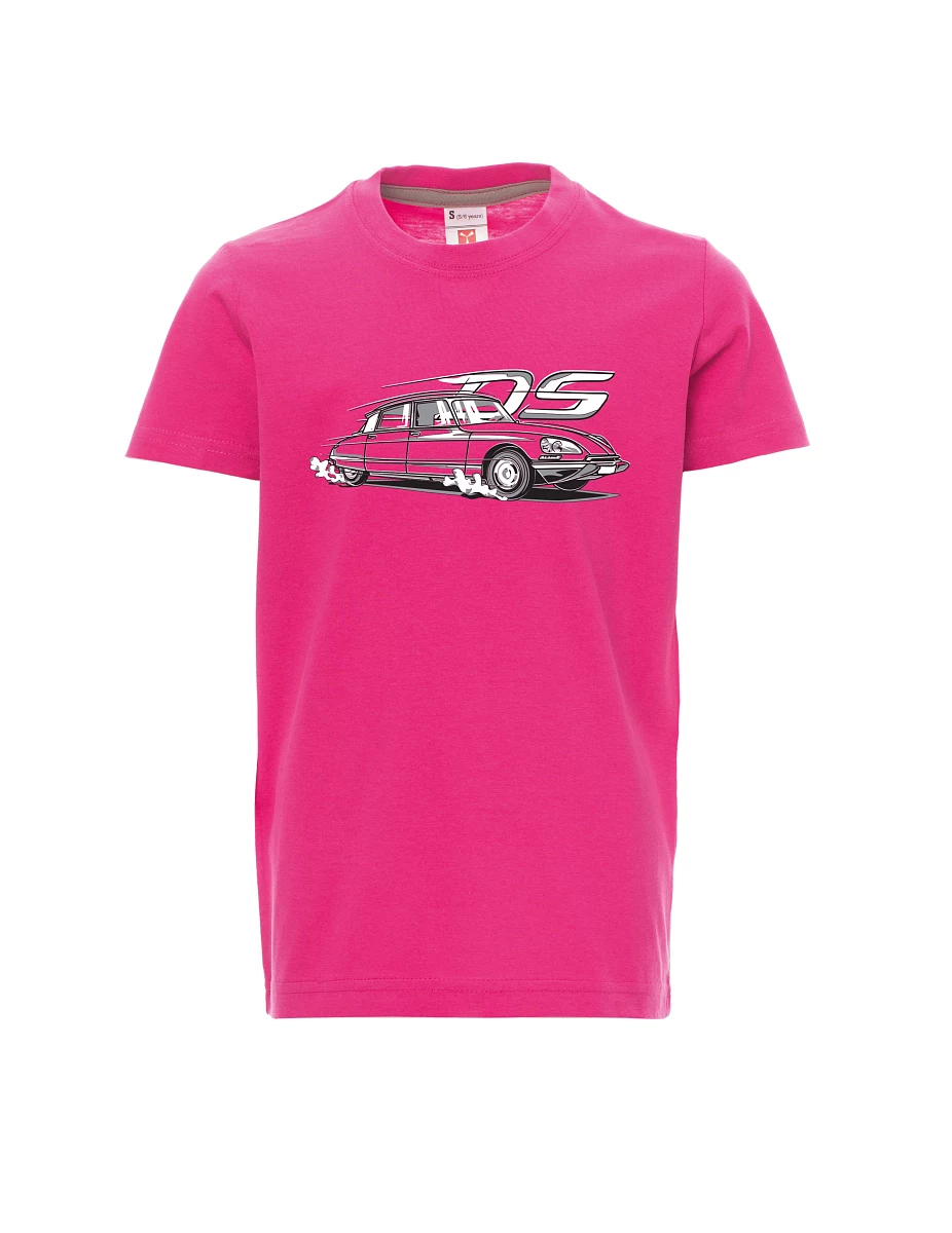 Pink children´s T-shirt french veteran DS