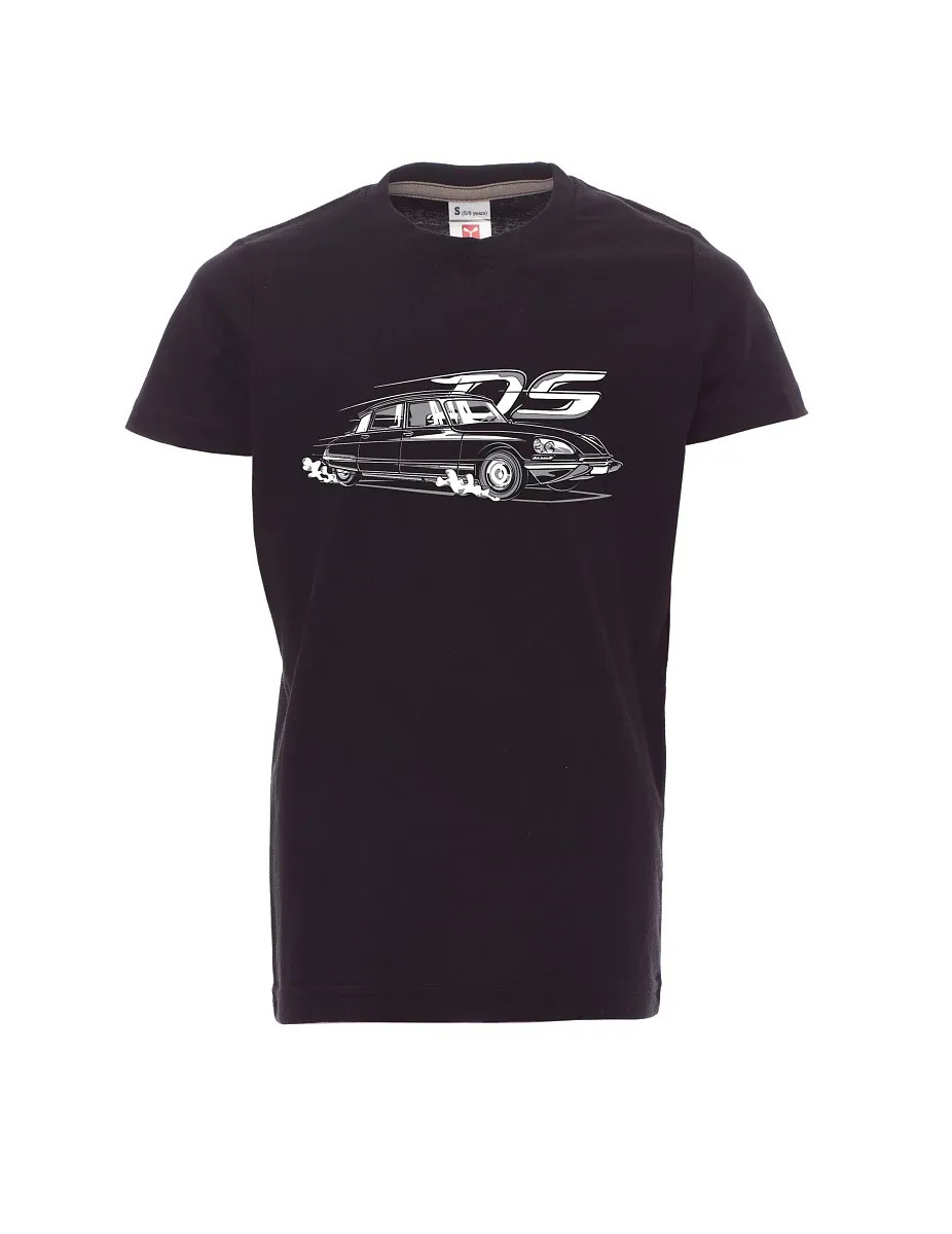 Black children´s T-shirt french veteran DS