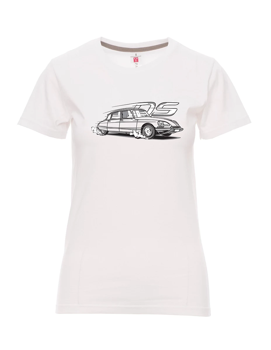 White women´s T-shirt french veteran DS