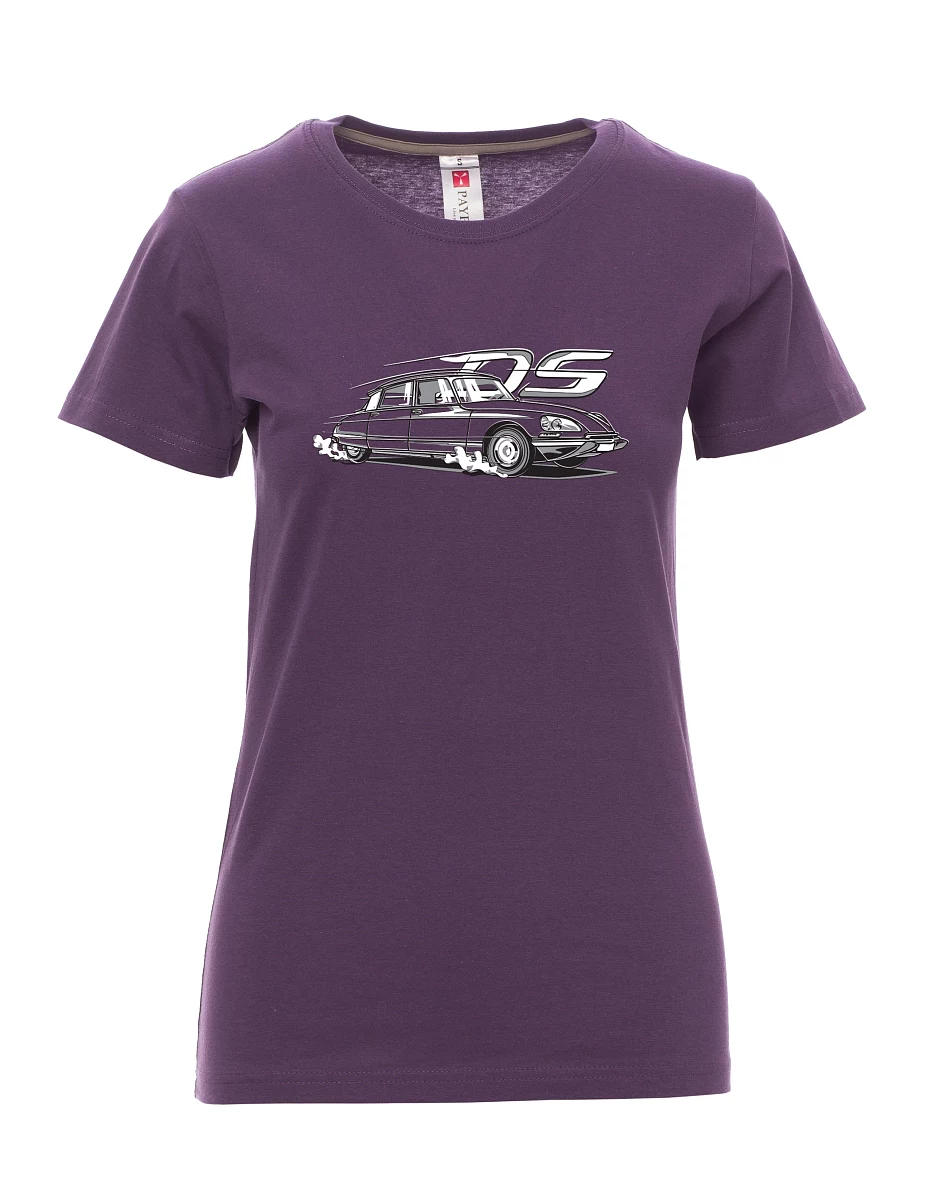 Purple women´s T-shirt french veteran DS