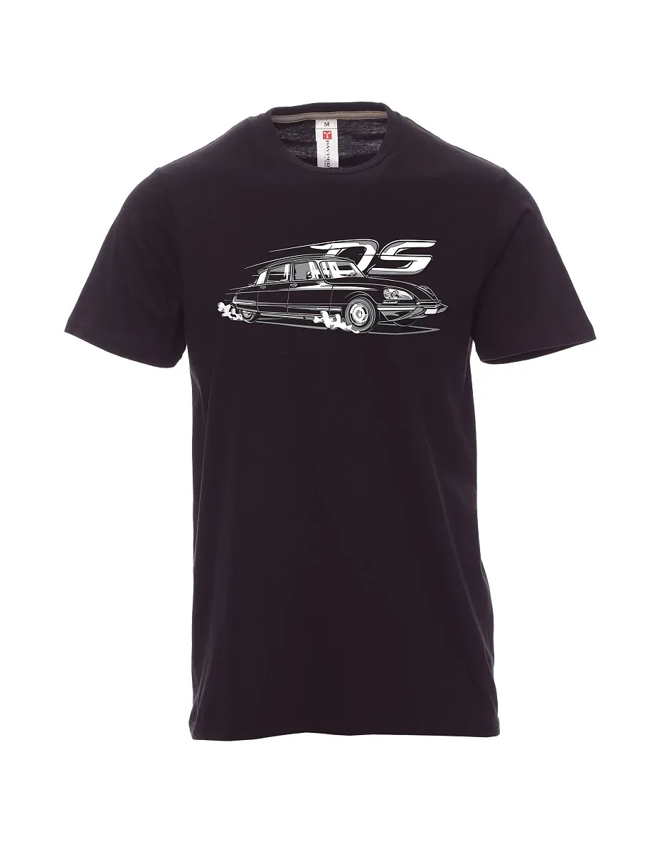 Black men´s T-shirt french veteran DS