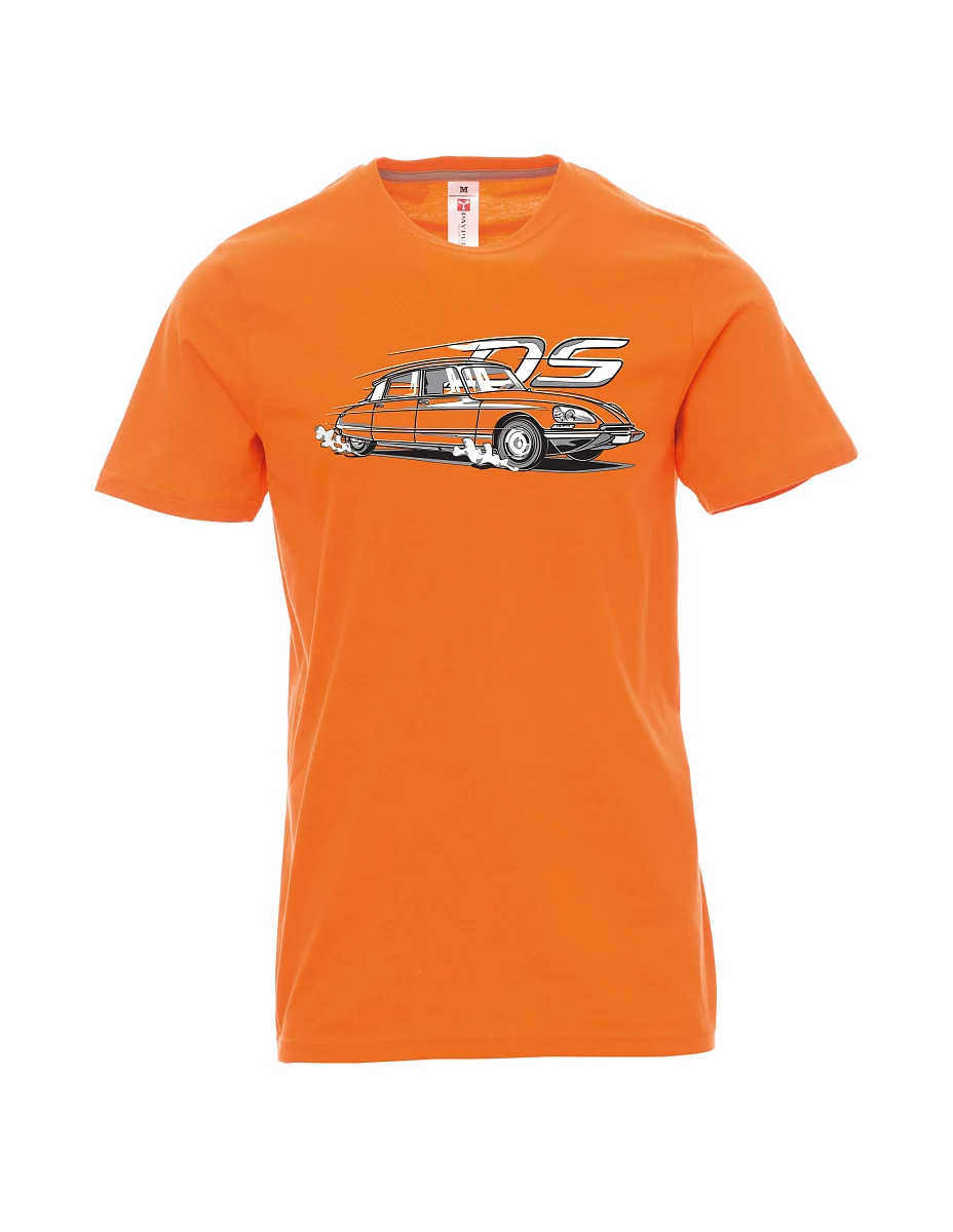 Orange men´s T-shirt french veteran DS