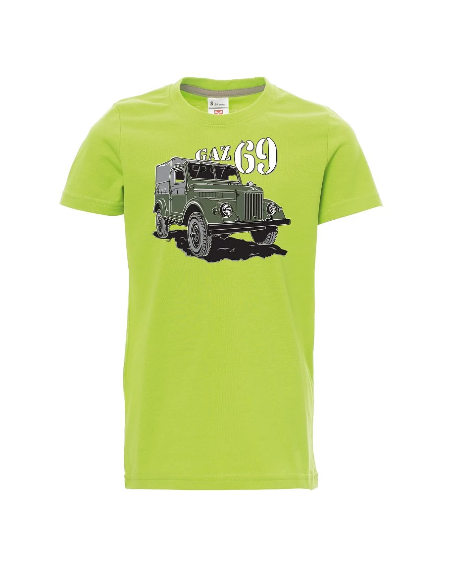 Light green children´s T-shirt GAZ 69