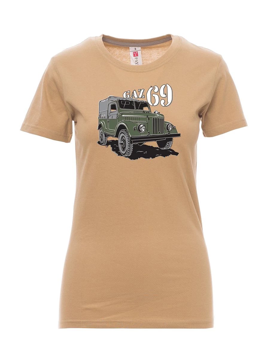Brown women´s T-shirt GAZ 69