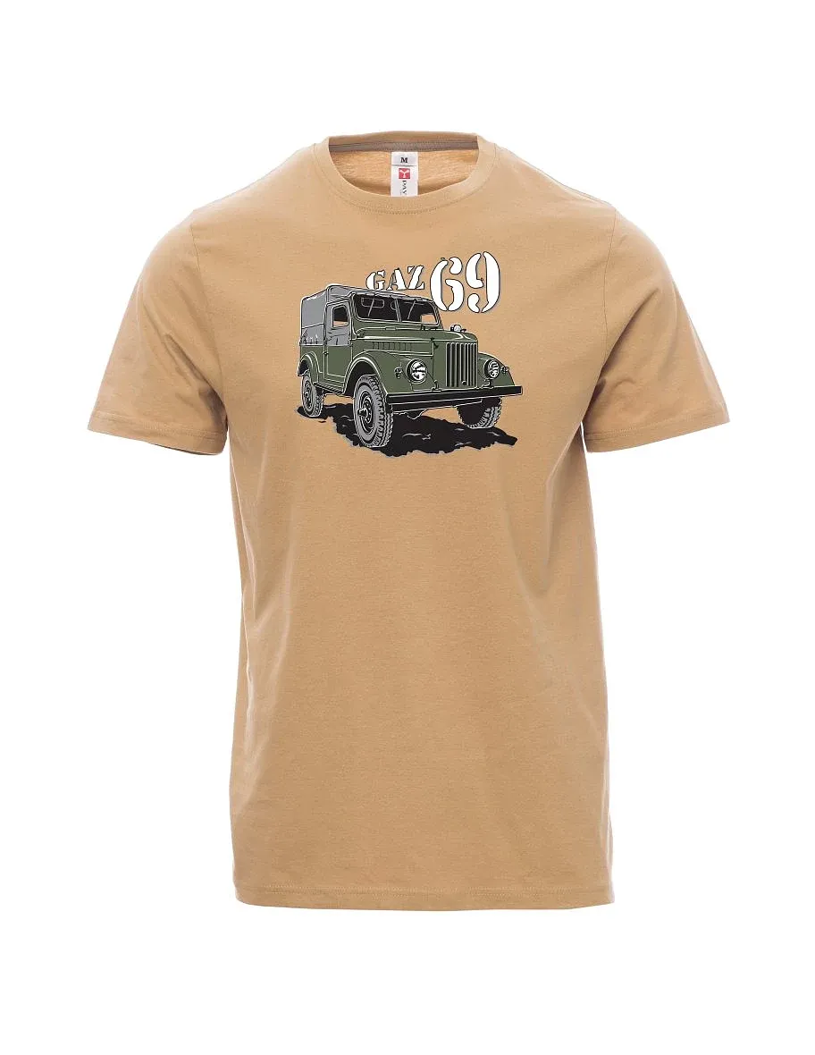 Brown men´s T-shirt GAZ 69