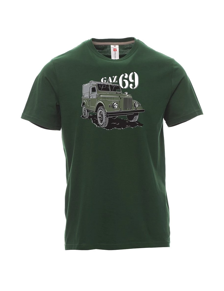 Dark green men´s T-shirt GAZ 69