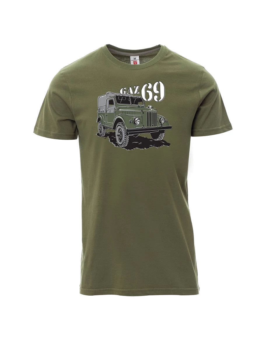 Khaki men´s T-shirt GAZ 69