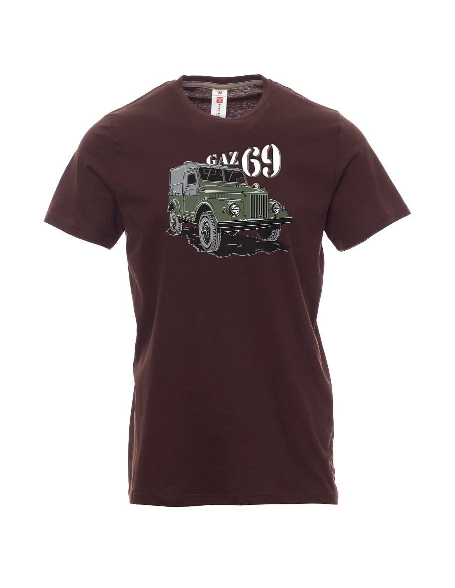 Dark brown men´s T-shirt GAZ 69