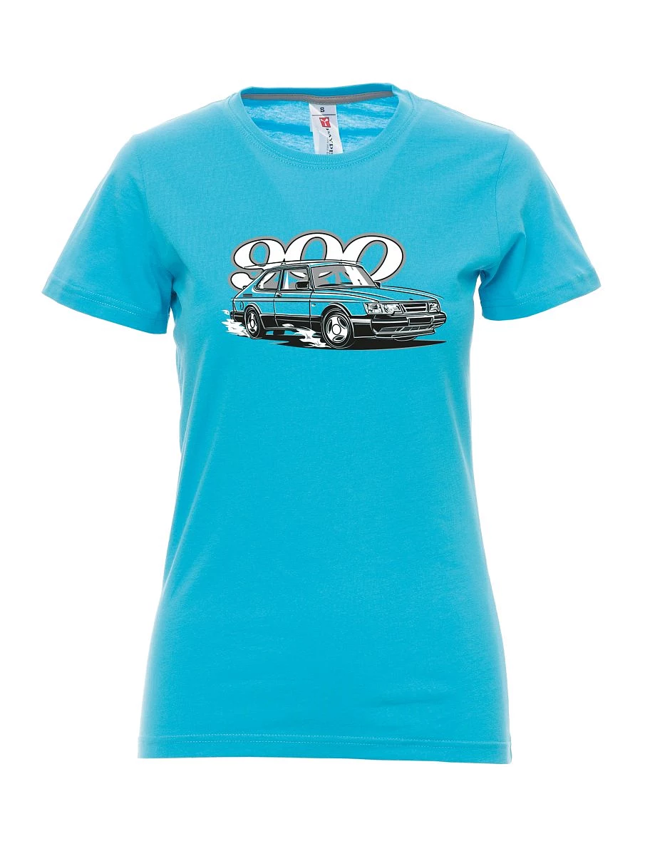 Reef blue women´s T-shirt Saab 900