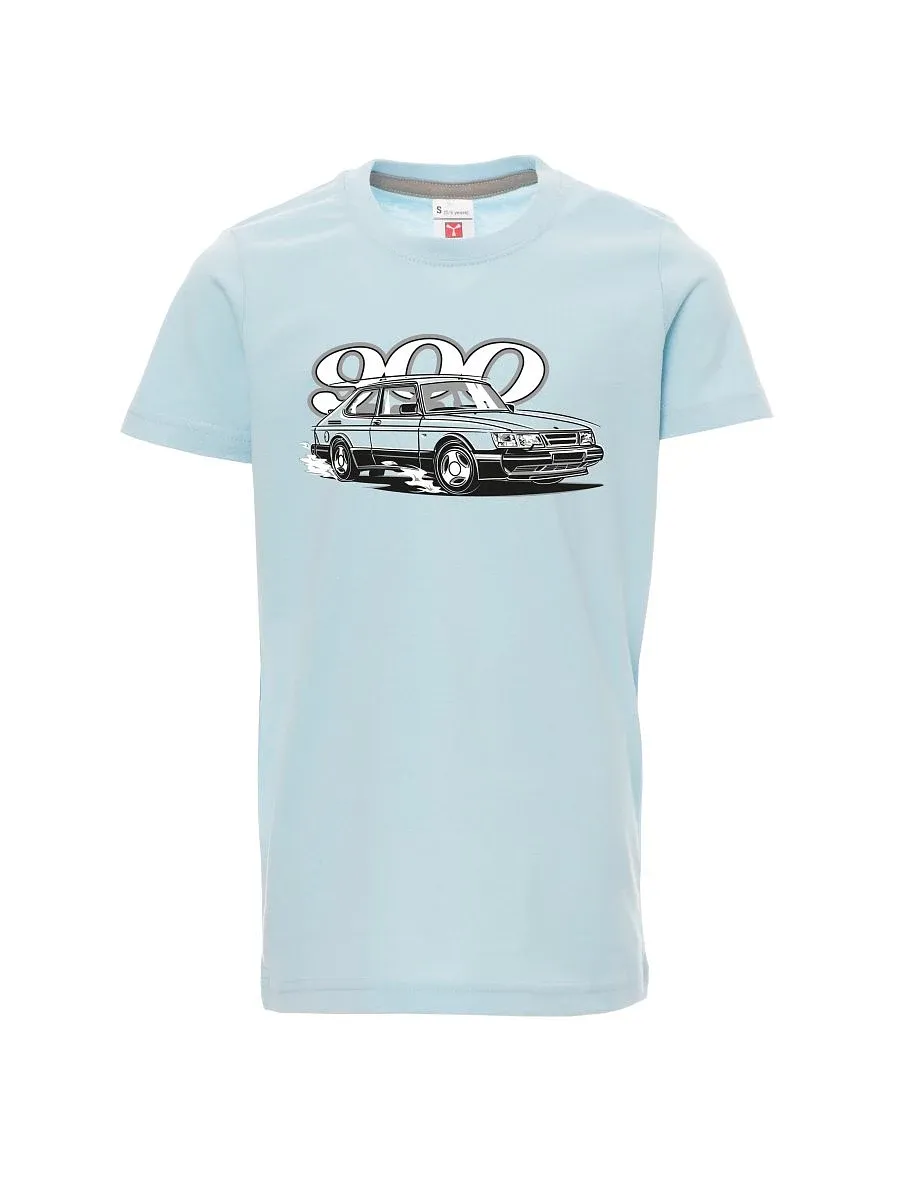 Pale blue children´s T-shirt Saabo 900