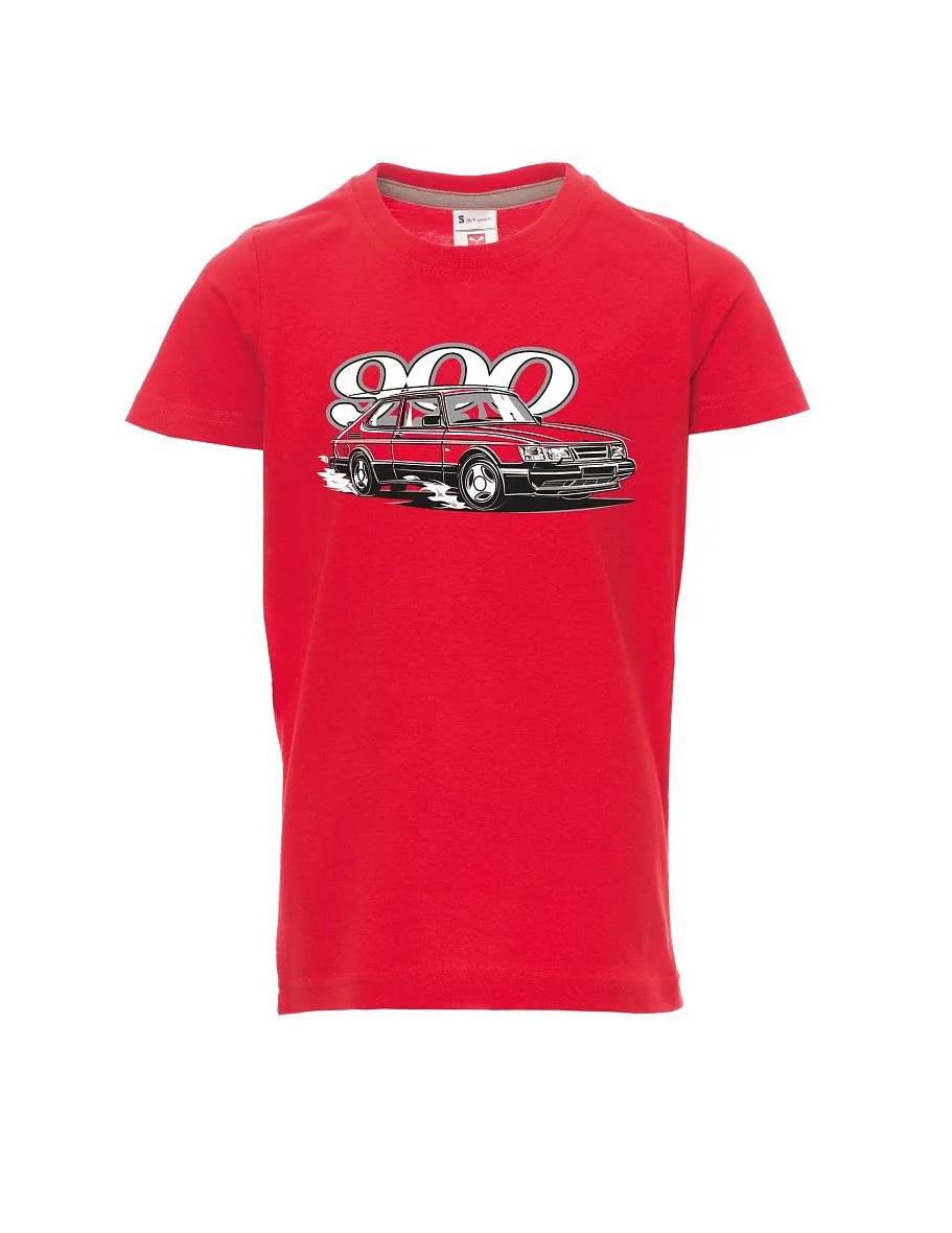 Red children´s T-shirt Saabo 900