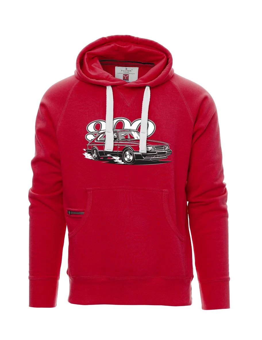 Red men´s sweatshirt Saabo 900