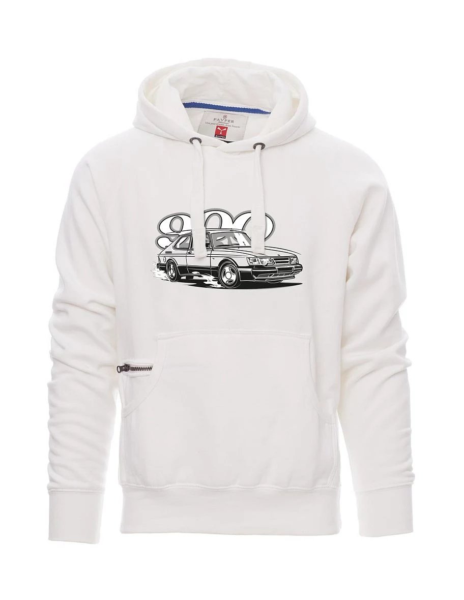 White men´s sweatshirt Saabo 900