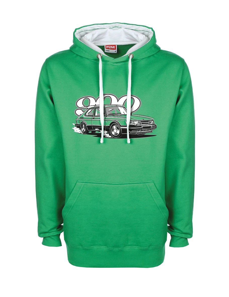 White-green sweatshirt Saabo 900