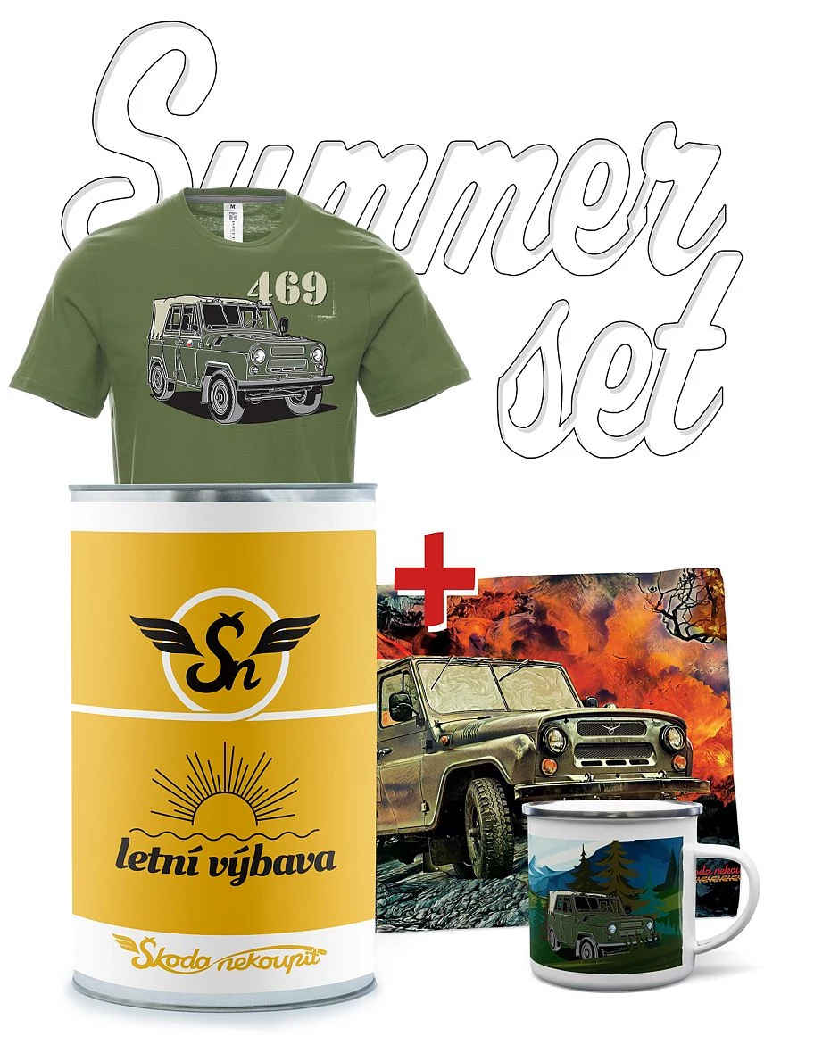 Gift summer set with UAZ 469