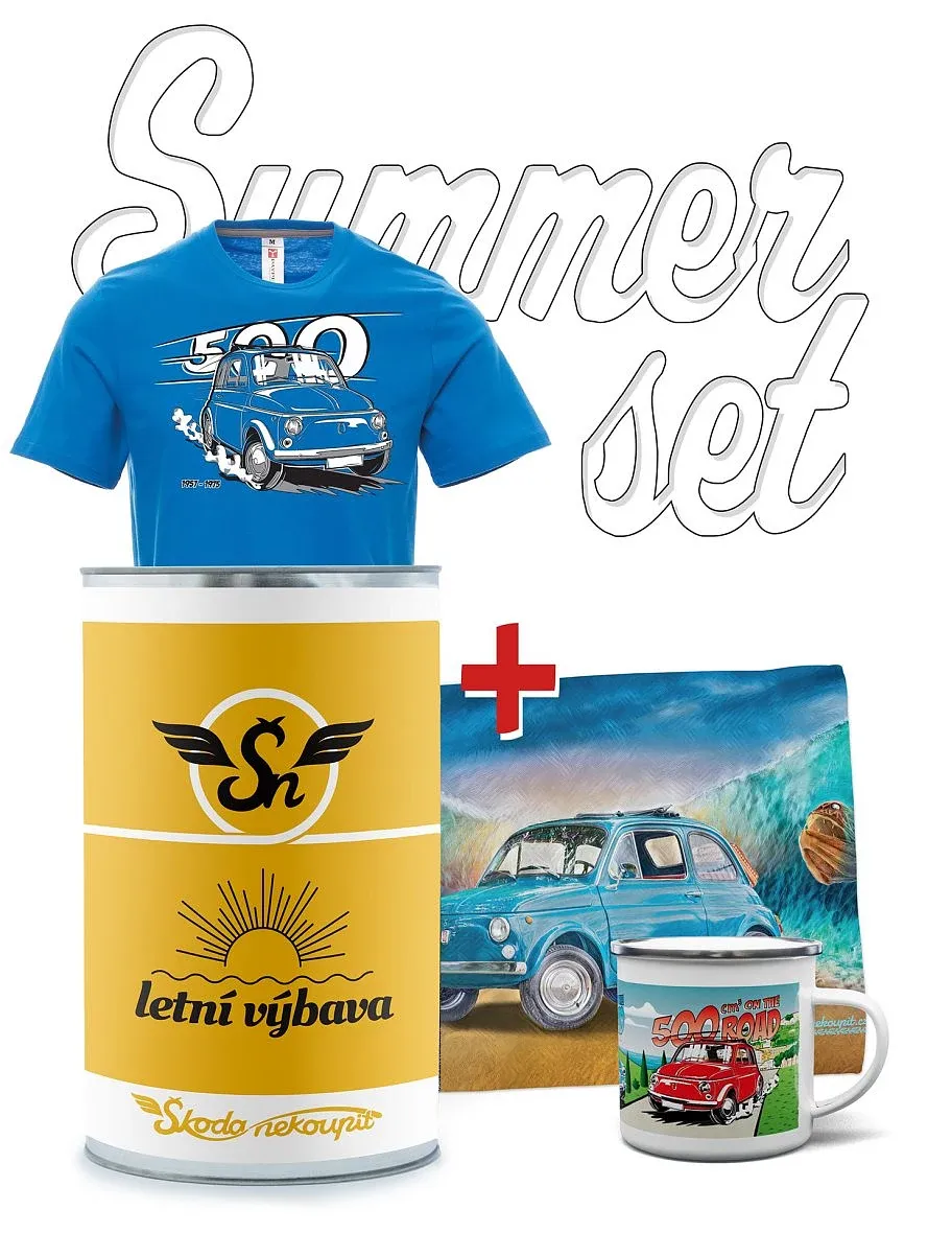 Gift summer set with Italian veteran F 500