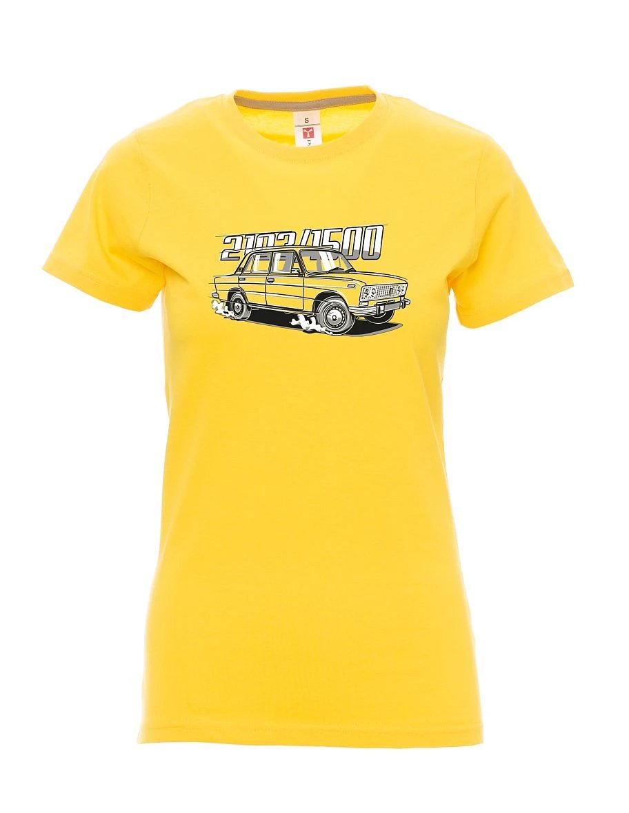 Yellow women´s T-shirt Lada 2103 / VAZ 1500