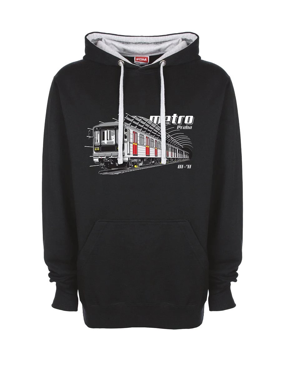 Grey-black sweatshirt Metro 81-71