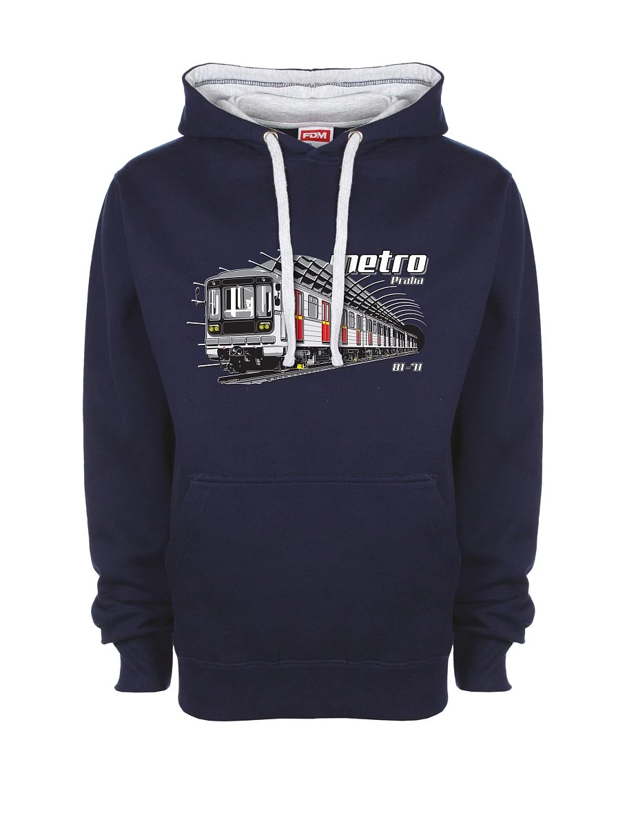 Grey-navy sweatshirt Metro 81-71