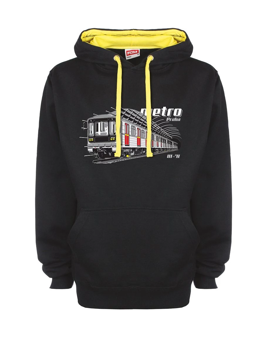 Yellow-black sweatshirt Metro 81-71