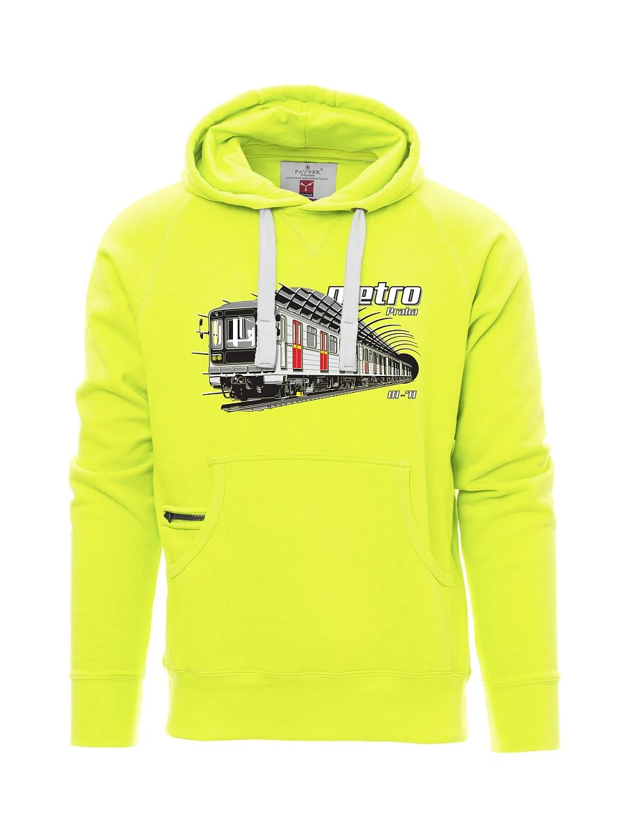 Fluorescent men´s sweatshirt Metro 81-71
