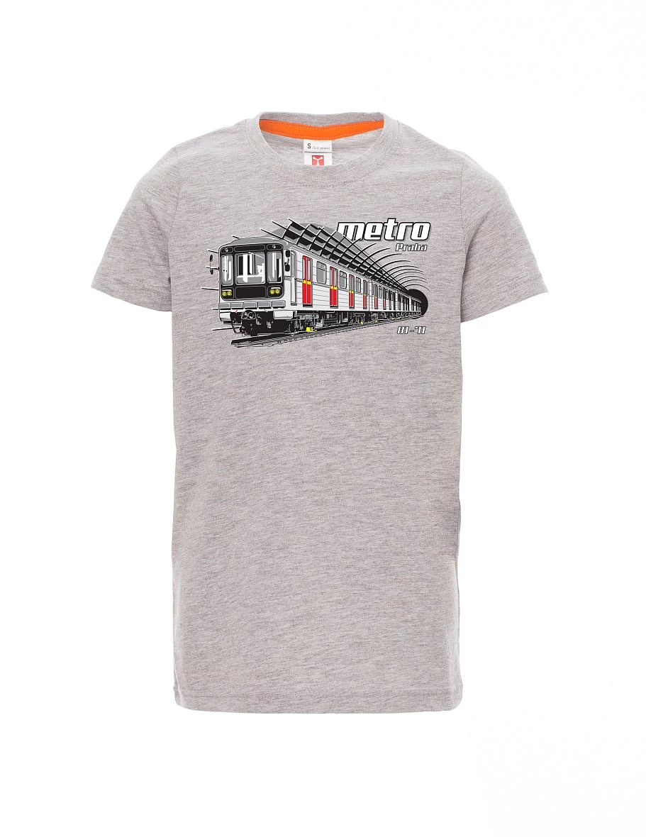 Grey melange children´s T-shirt Metro 81-71
