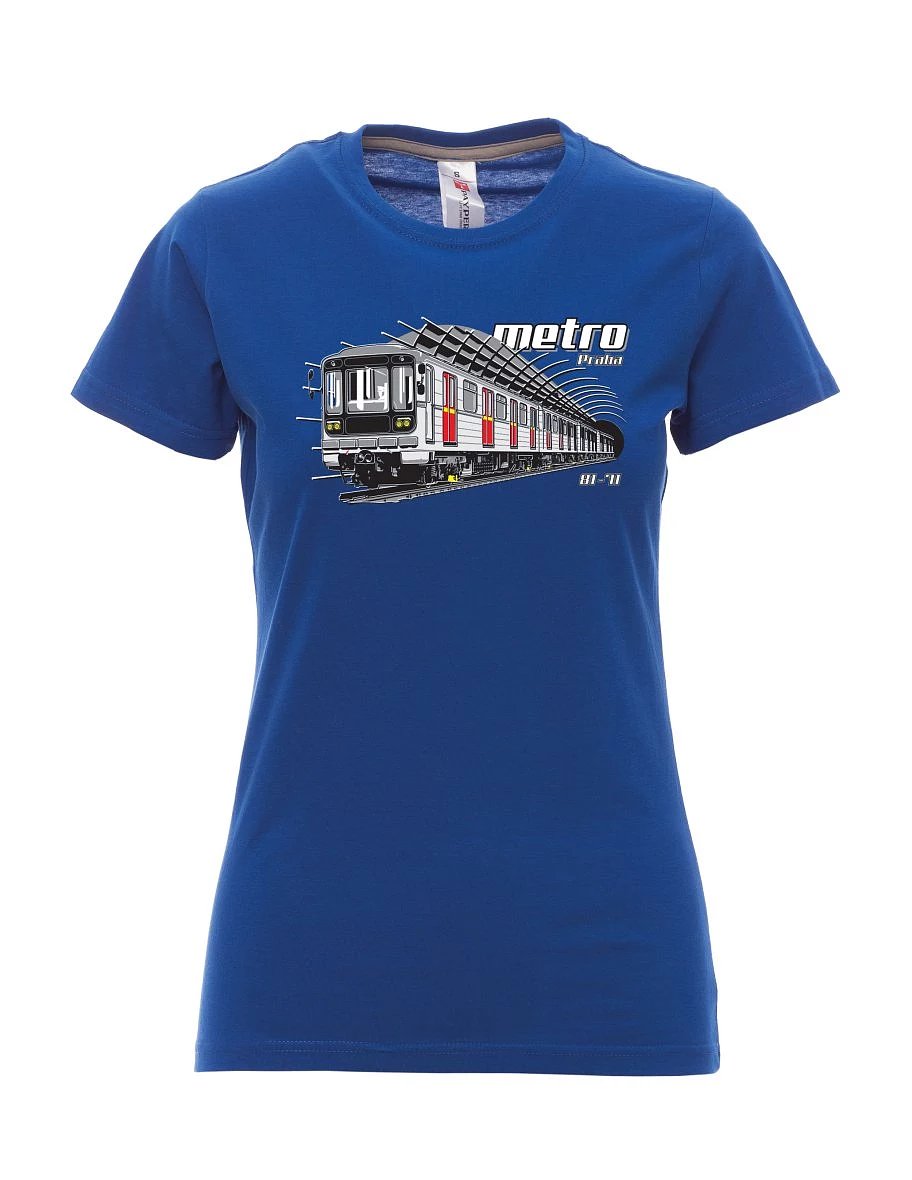 Royal blue women´s T-shirt Metro 81-71