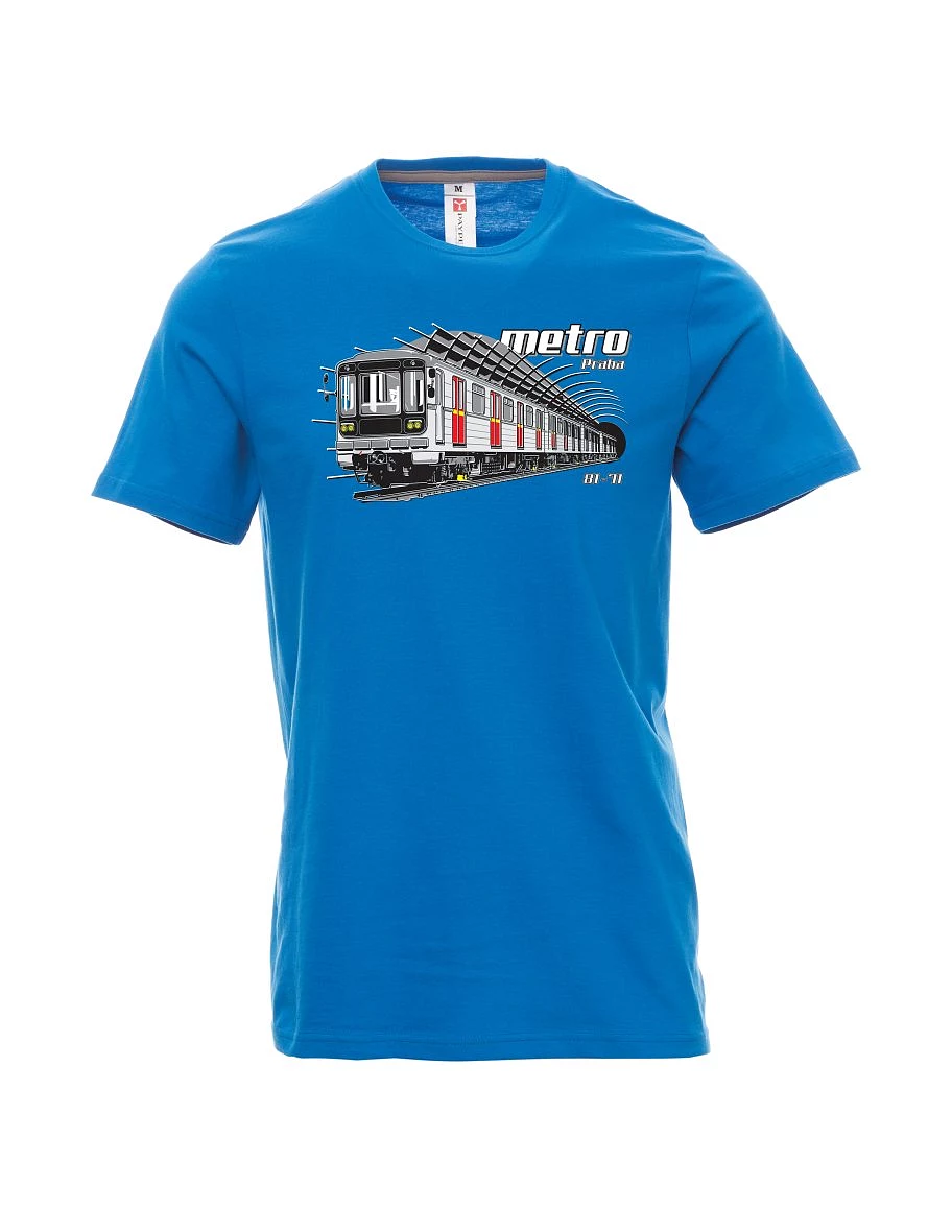 Light blue men´s T-shirt Metro 81-71