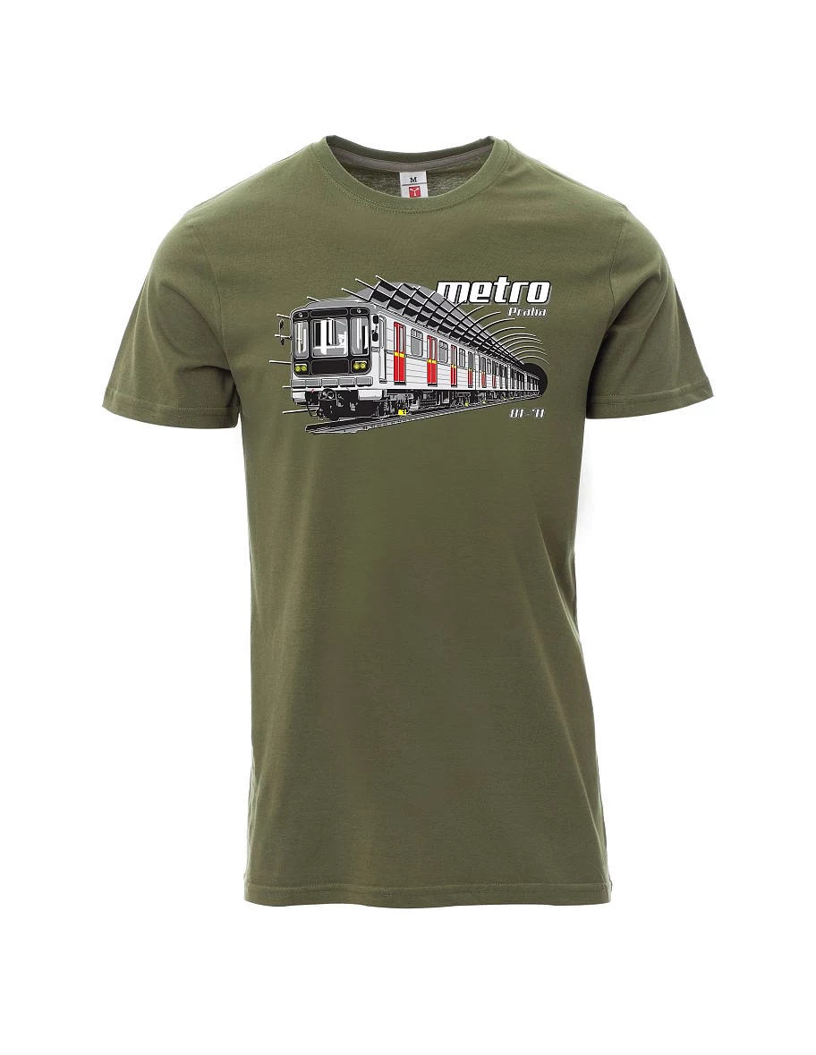 Khaki men´s T-shirt Metro 81-71