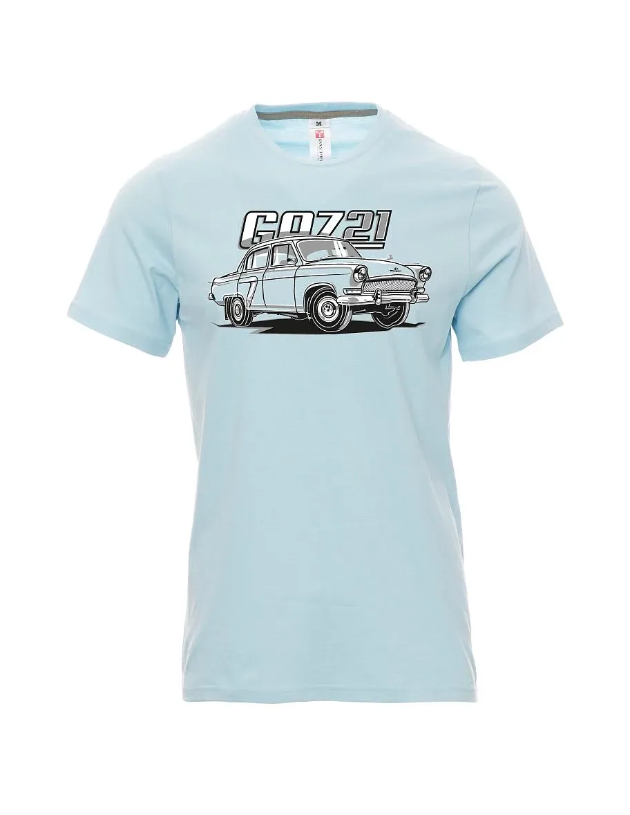 Pale blue men´s T-shirt GAZ 21