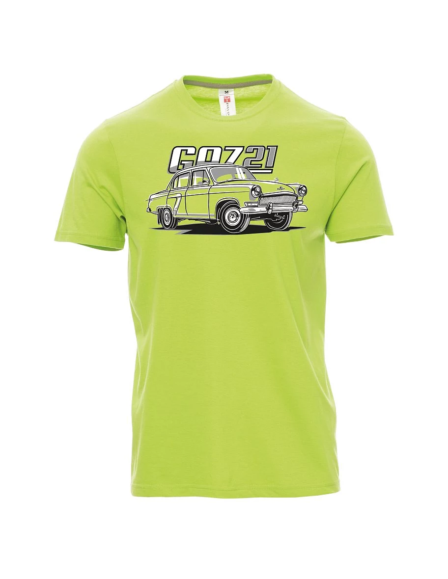 Light green men´s T-shirt GAZ 21