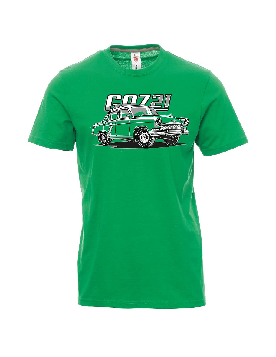 Green men´s T-shirt GAZ 21