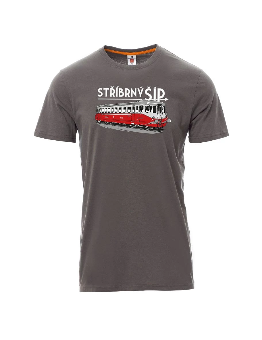 Grey men´s T-shirt Silver arrow M 260 001