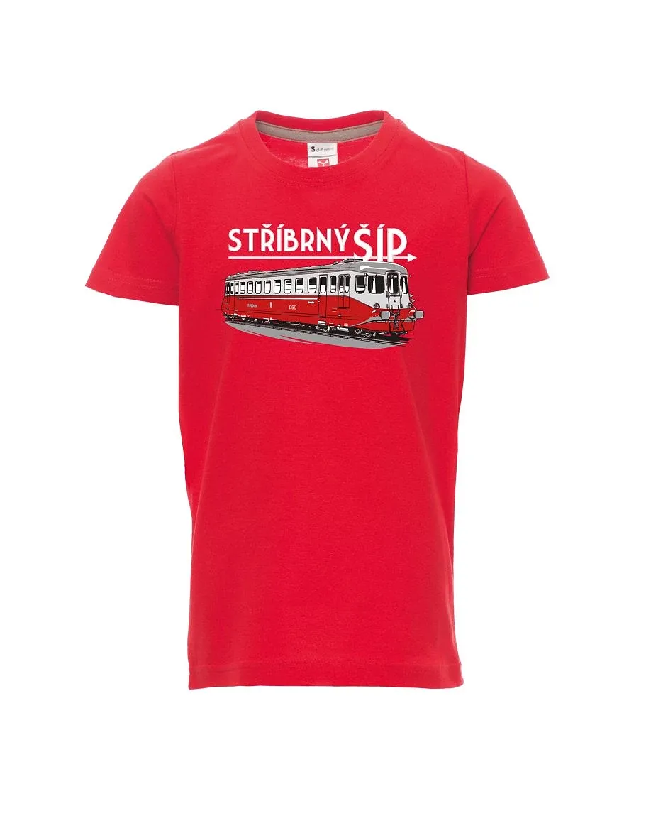 Red children´s T-shirt Silver arrow M 260 001