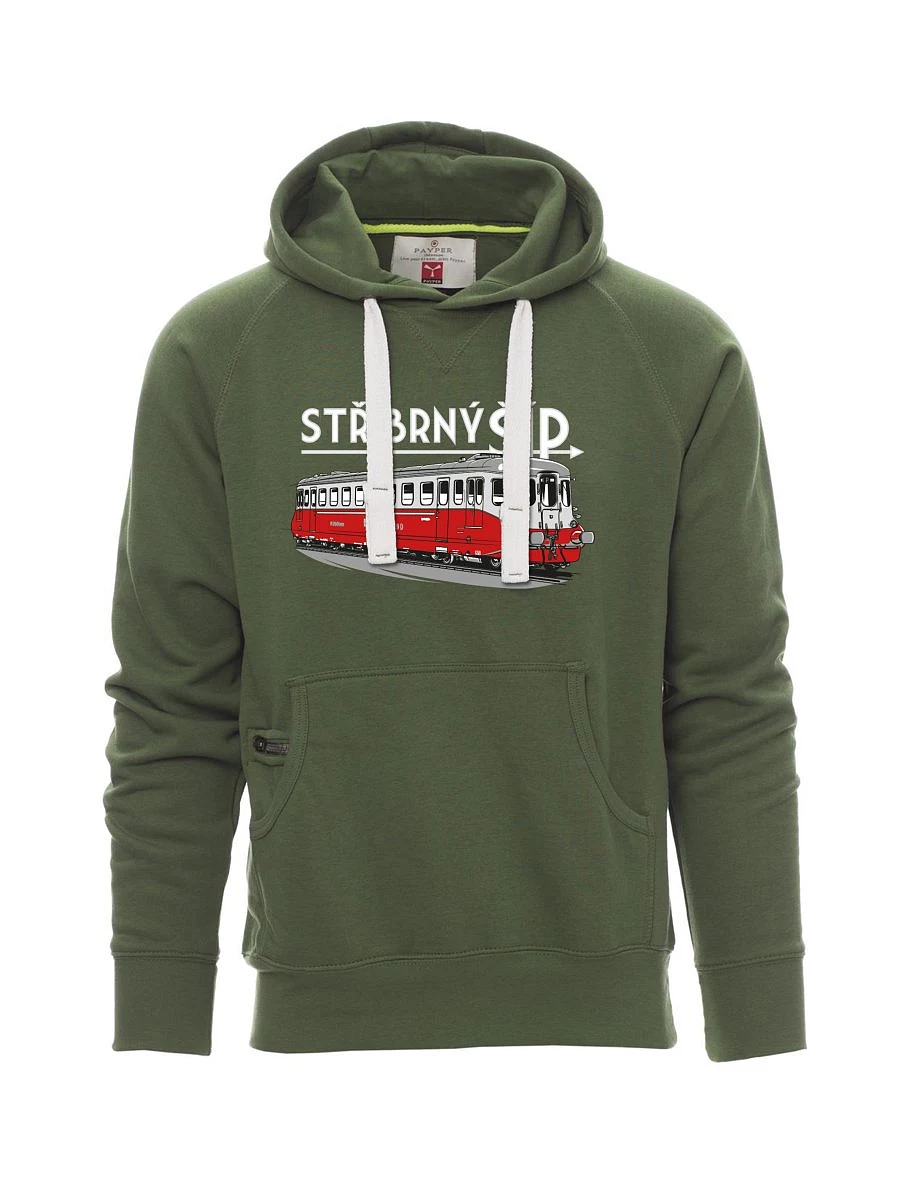 Dark green men´s sweatshirt Silver arrow M 260 001