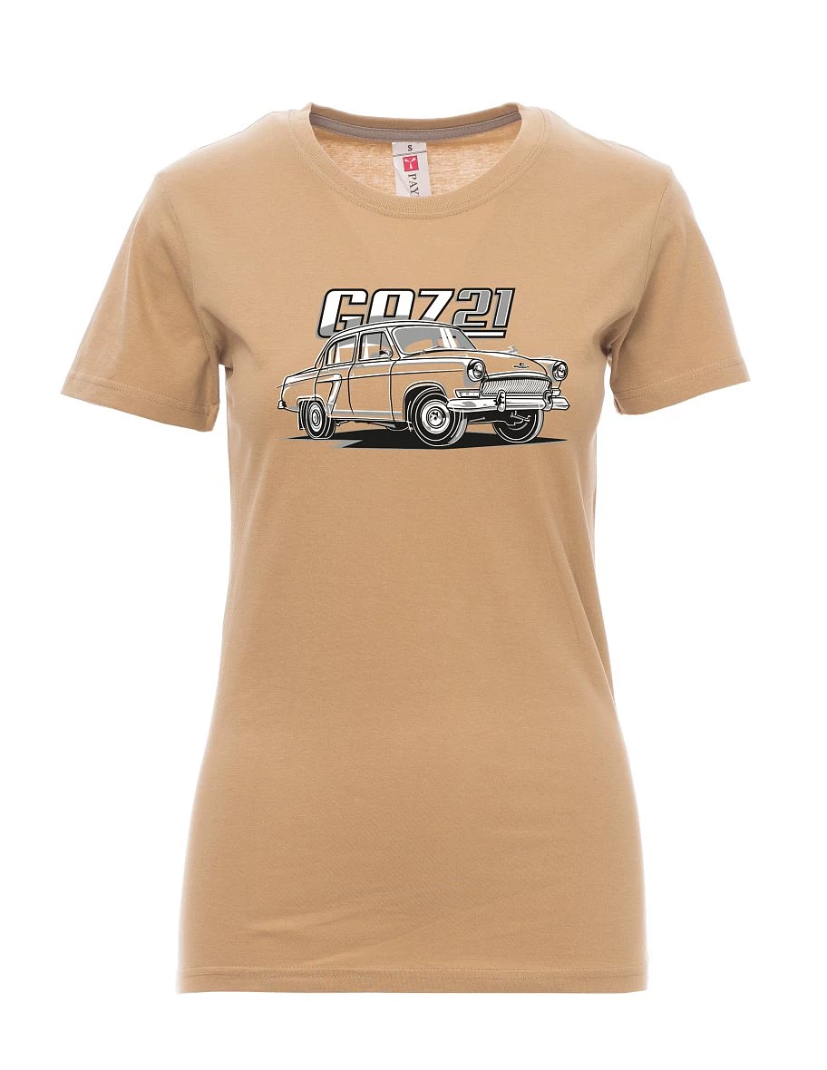 Brown women´s T-shirt GAZ 21